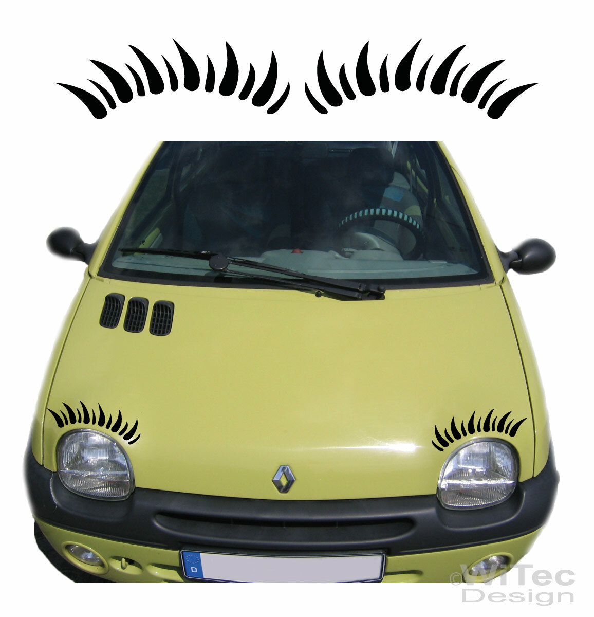 Sticker Design Shop Twingo Wimpern Autoaufkleber Stiker Tuning Auto  Aufkleber Beetle Mini Lupo Clio : : Auto & Motorrad